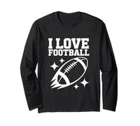 I Love Football - Pallone da Calcio con Stelle Scintillanti Maglia a Manica