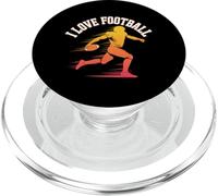 I Love Football Running Back Giocatore di football americano PopSockets PopGrip per MagSafe