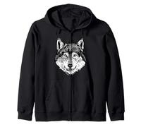 I Love Foxes, Enjoy Wear Cool Wild Sketch Hand Drawn Fox Felpa con Cappuccio