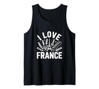 I Love France Eiffel Pane Grano Canotta