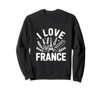 I Love France Eiffel Pane Grano Felpa
