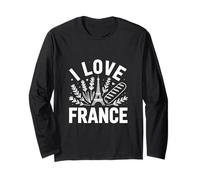 I Love France Eiffel Pane Grano Maglia a Manica