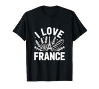 I Love France Eiffel Pane Grano Maglietta