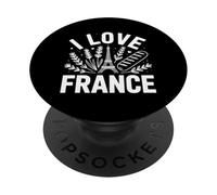 I Love France Eiffel Pane Grano PopSockets PopGrip Adesivo