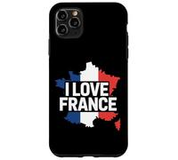 I Love France Mappa francese Orgoglio patriottico Custodia per iPhone 11 Pro Max
