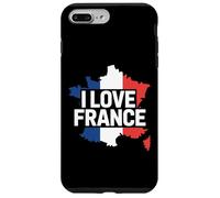 I Love France Mappa francese Orgoglio patriottico Custodia per iPhone 7 Plus/8 Plus