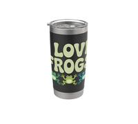 I Love Frogs - Simpatico design anfibio Bicchiere termico in acciaio inox doppia parete