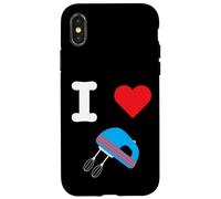I Love Frullatori a mano Miscelatori Elettrodomestici da Cucina Emulsionare il cibo Custodia per iPhone X/XS