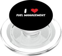 I Love Fuel Management - Cuore - Trucker Trucking Drive PopSockets PopGrip per MagSafe