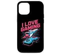 I Love Gaming Rocket Joystick Pixel Custodia per iPhone 12/12 Pro
