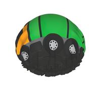 I Love Garbage Trucks Cuffia da Bagno Stampa Per Capelli Lunghi E Corti, Fascia Elastica Lavabile, Cappello Da Bagno Capelli Per Capelli Lunghi, Treccia