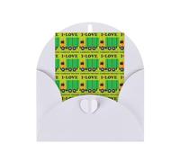 I Love Garbage Trucks stampa verticale carta bianca auguri di ringraziamento per te (Thinking of You biglietto di compleanno)
