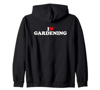 I Love Gardening Felpa con Cappuccio