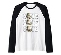 I Love Gardening Grandpa Gnomes Graphic For Garden Mom Maglia con Maniche Raglan