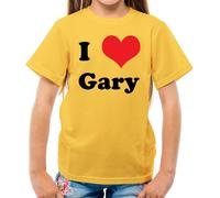 I Love Gary - T-Shirt - Band Tour Barlow Musica Cantante Concerto