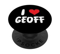 I Love Geoff - Cuore PopSockets PopGrip Adesivo