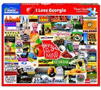 wmp Bianco Mountain Puzzle i Love Georgia 1000 Pezzi Puzzle