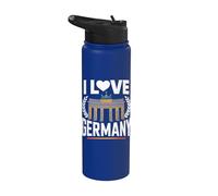 I Love Germany Brandenburger Tor Iconic Stainless Steel Insulated Water Bottle