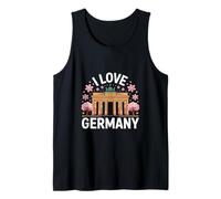 I Love Germany Porta di Brandeburgo Sakura Art Canotta
