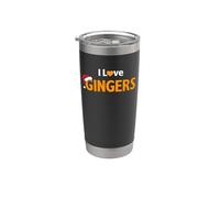 I Love Gingers Natale Bicchiere termico in acciaio inox doppia parete