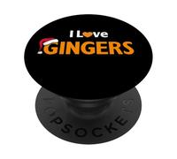 I Love Gingers Natale PopSockets PopGrip Adesivo