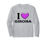 I Love Girona Spagna Maglia a Manica