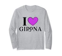 I Love Girona Spagna Maglia a Manica