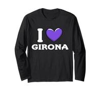 I Love Girona Spagna Maglia a Manica