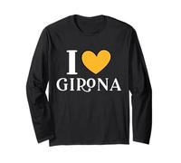 I Love Girona Spagna Maglia a Manica