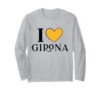 I Love Girona Spagna Maglia a Manica