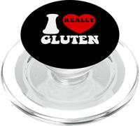I Love Gluten I Heart Gluten Calories Carbs No Diet Funny PopSockets PopGrip per MagSafe