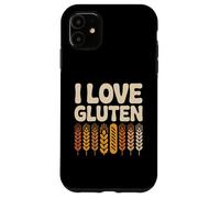 I Love Gluten Pane Di Grano Umorismo Custodia per iPhone 11