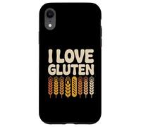 I Love Gluten Pane Di Grano Umorismo Custodia per iPhone XR