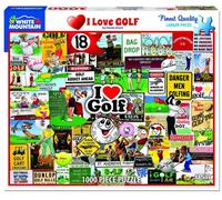 I Love Golf 1000pc Puzzle Da Bianco Mountain 760mm x 610mm ( Wmp )