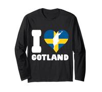 I Love Gotland Maglia a Manica