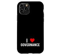 I Love Governance - Controllo interno del rischio di conformità cardiaca Custodia per iPhone 11 Pro