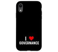 I Love Governance - Controllo interno del rischio di conformità cardiaca Custodia per iPhone XR