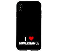 I Love Governance - Controllo interno del rischio di conformità cardiaca Custodia per iPhone XS Max