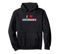I Love Governance - Controllo Interno del Rischio di conformità cardiaca Felpa con Cappuccio