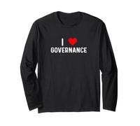 I Love Governance - Controllo Interno del Rischio di conformità cardiaca Maglia a Manica