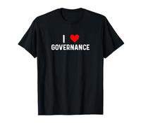 I Love Governance - Controllo Interno del Rischio di conformità cardiaca Maglietta