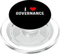 I Love Governance - Controllo interno del rischio di conformità cardiaca PopSockets PopGrip per MagSafe