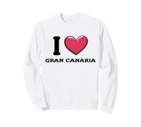 I Love Gran Canaria Spagna Felpa