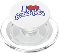 I Love Grand Forks Nord Dakota PopSockets PopGrip per MagSafe