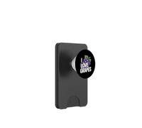 I Love Grapes Funny Grape Grape Fruit Lovers PopSockets PopWallet per MagSafe