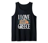 I Love Greece Omaggio Architettonico Canotta