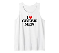 I Love Greek Men Canotta