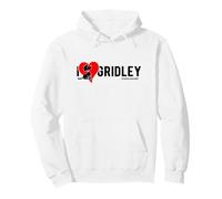 I Love Gridley The Aussiedoodle - Design a Forma di Cuore a Forma di Cane Felpa con Cappuccio