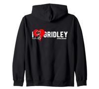 I Love Gridley The Aussiedoodle - Design a Forma di Cuore a Forma di Cane Felpa con Cappuccio