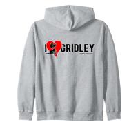 I Love Gridley The Aussiedoodle - Design a Forma di Cuore a Forma di Cane Felpa con Cappuccio